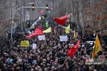 تجمع دانشجویان در دانشگاه تهران