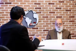 حضور مهدی چمران در خبرگزاری