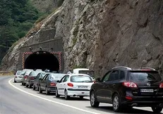 ترافیک مقطعی پرحجم در کندوان و هراز
