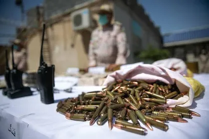 ۲۸۰۰ فشنگ جنگی در شهرستان شادگان کشف و ضبط شد