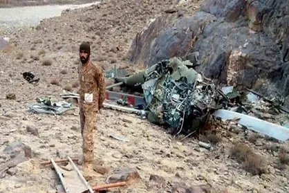 بالگرد ارتش پاکستان سقوط کرد / کشته شدن هر ۶ سرنشین