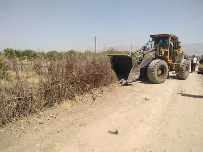 جلوگیری از تغییر کاربری ۴۲ هکتار از اراضی کشاورزی نظرآباد/ ۲۰ مورد قطعه بندی غیرمجاز تخریب شد