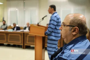 چهارمین جلسه رسیدگی به اتهامات علیرضا زیبا حالت منفرد