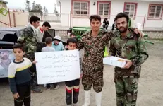 ایستگاه صلواتی گروه جهادی دانشگاه آزاد گرگان در روستای گامیشلی برپا شد