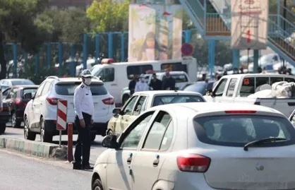 ترافیک سنگین در محور شهریار - تهران