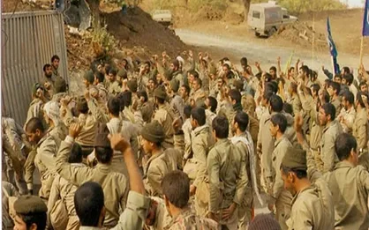 اولین شخصیت کشوری که در محور پدافندی ایلام حاضر شد + عکس