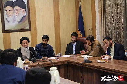 اعضای شورای تبیین مواضع بسیج دانشجویی البرز با آیت&zwnj;الله میرباقری دیدار کردند