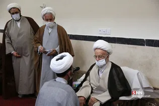 عمامه‌گذاری طلاب در میلاد امام حسین(ع)