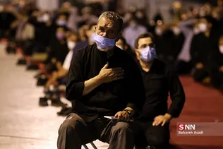 عزاداری شب دوم محرم در میدان امام حسین (ع)