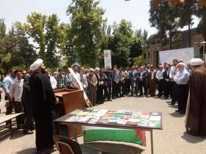 دانشجویان دانشگاه علم و صنعت در حمایت از مردم فلسطین تجمع کردند/ برپایی خیمه های بازگشت