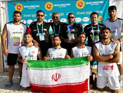 تیم ملی کشتی ساحلی نائب قهرمان کاپ جهانی شد