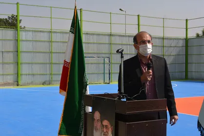 سرانه ورزشی دانشگاه اسفراین با افتتاح سالن ورزشی روباز افزایش می&zwnj;یابد