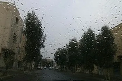 بارش شدید باران مرز مهران را فرا گرفت