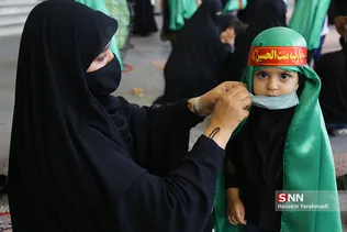 سوگواره ریحانه الحسین(ع) در حرم بانوی کرامت 