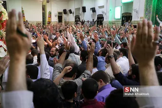 جشن میلاد امام حسن مجتبی در مسجد ارک
