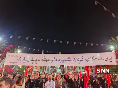 پارچه نوشت معروف گیلانی‌ها در صد و سی و پنجمین شب میدان‌داری+فیلم