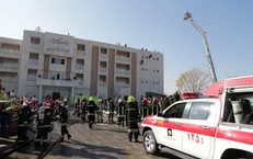 مانور آمادگی در برابر زلزله در دانشگاه فردوسی و آزاد قوچان برگزار شد