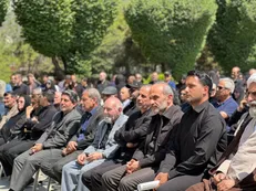 وداع با صدای ماندگار ایران؛ پیکر «بهروز رضوی» در خانه ابدی آرام گرفت