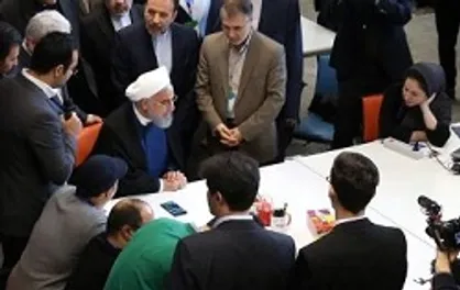 گفتگوی رئیس جمهور با جوانان فعال استارتاپی