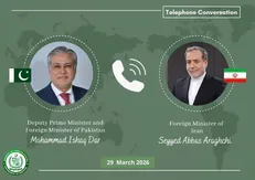 رایزنی وزیر امور خارجه پاکستان با عراقچی درباره تحولات منطقه