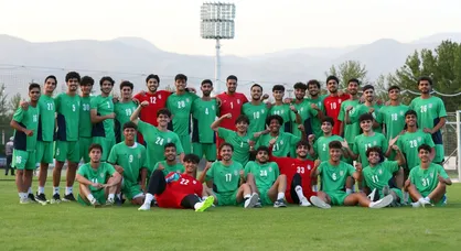 بازی دوستانه تیم ملی فوتبال جوانان برابر فجرسپاسی