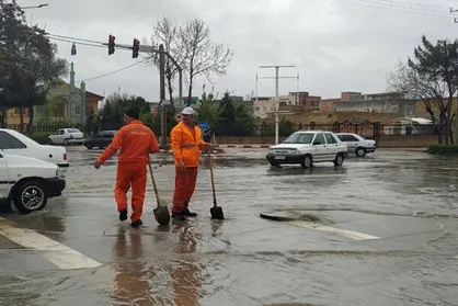 استقرار نیرو&zwnj;های خدمات شهری در نقاط آبگیر