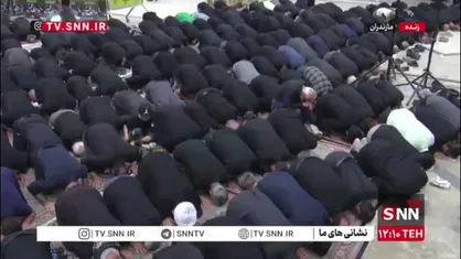 نماز ظهر عاشورا در شهر بابلسر