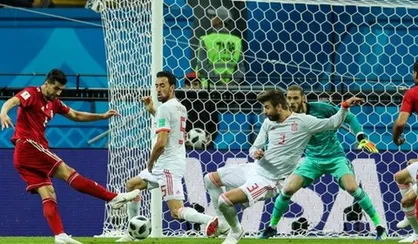 فیلم/ واکنش جالب جواد خیابانی، شب گذشته پس از گل ایران به اسپانیا