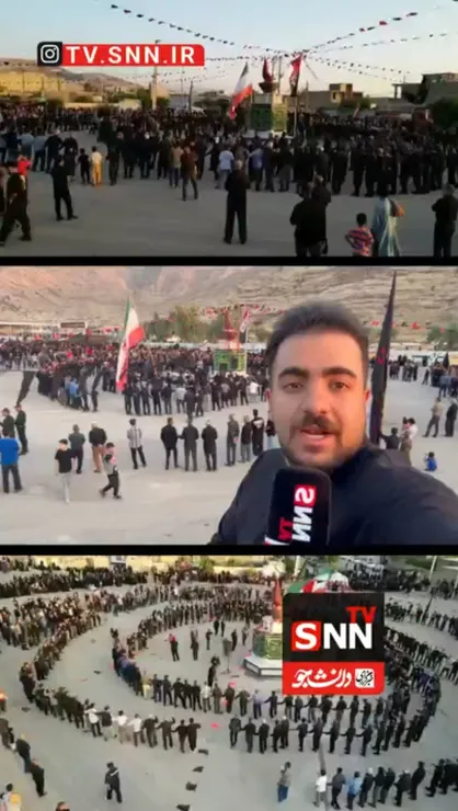 گزارش خبرنگار SNNTV از آیین سینه&zwnj;زنی سنتی چرامی&zwnj;ها در تاسوعای حسینی+فیلم