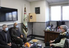 سرپرست دانشگاه علامه و رئیس دانشگاه علوم انتظامی امین با یکدیگر دیدار کردند