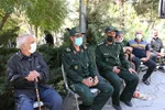 تشییع و تدفین پیکر پدر شهیدان موحد دانش در بهشت زهرا(س)