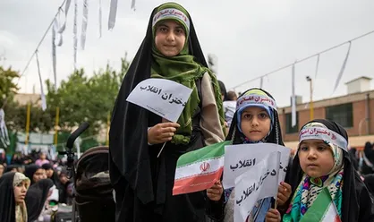حضور پرشور مدافعان حیا در اجتماع عظیم دختران انقلاب