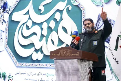 سردار معروفی: بسیج جان می&zwnj;دهد، اما ناموس خود را حفظ می&zwnj;کند/ شعار &laquo;زن زندگی آزادی&raquo; را از ما دزدیدند + فیلم