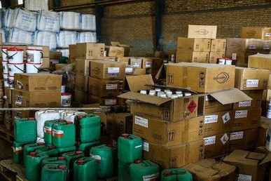 ۶۴ هزار لیتر روغن موتور قاچاق در شهریار کشف شد