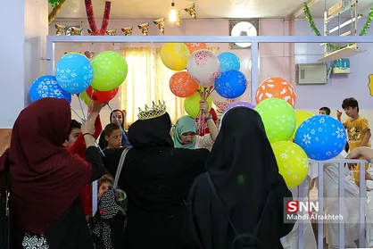بازدید دانشجویان دانشگاه علامه طباطبایی از مرکز توانبخشی معلولین