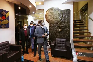 بازدید وزیر ارشاد از ستاد نمایشگاه مجازی کتاب تهران