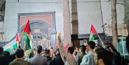 تجمع دانشجویی مردمی در حمایت از اقدام شجاعانه یمن در اعلان جنگ به صهیونیست&zwnj;ها+ فیلم