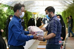 تهیه 500 بسته غذایی و اقلام بهداشتی