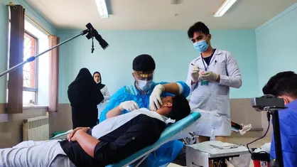 اردوی جهادی ۷۰ نفره دانشجویان بسیجی علوم پزشکی گلستان