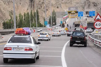 رفع محدودیت یک‌طرفه آزادراه تهران–شمال و جاده چالوس