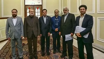 دیدار رئیس جمعیت هلال احمر با رئیس مجلس شورای اسلامی