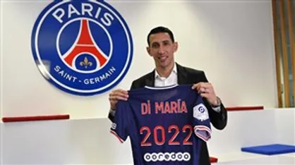 تمدید قرارداد دی&zwnj;ماریا و PSG تا ۲۰۲۲