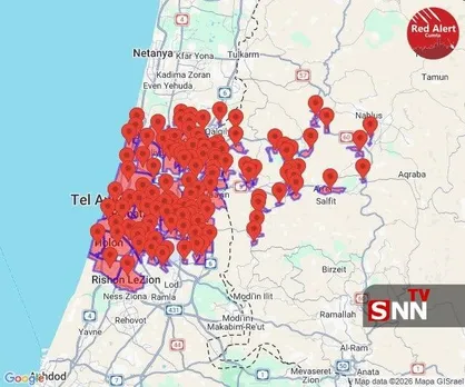 انفجار&zwnj;های شدید در مرکز سرزمین&zwnj;های اشغالی پس از شلیک موشک از ایران + فیلم