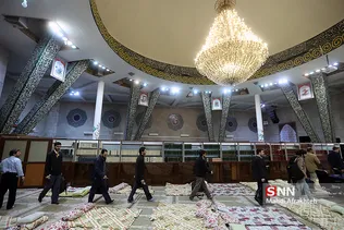 مراسم پذیرش معتکفین دانشگاه تهران
