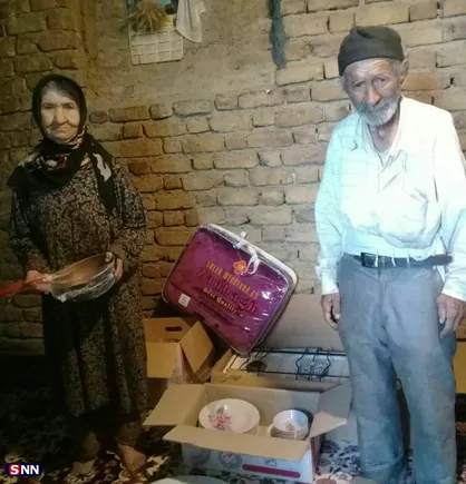 بسته کامل لوازم خانگی به یک خانواده محروم در خراسان شمالی اهدا شد
