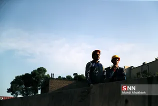 بازدید فتاح رییس بنیاد مستضعفان از روند ساخت پلاسکو