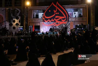 عزاداری شب دوم محرم در میدان امام حسین (ع)