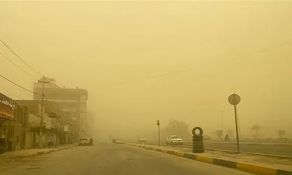 طوفان شدید گرد و غبار در عراق و وزش باد&zwnj;های ویرانگر در عربستان