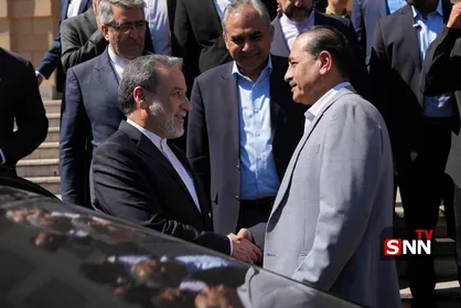 بدرقه فیلد مارشال عاصم منیر فرمانده ارتش پاکستان توسط سید عباس عراقچی