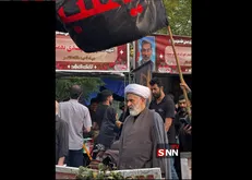 حضور حجت الاسلام حسین طائب مشاور فرمانده کل سپاه در پیاده روی جاماندگان اربعین